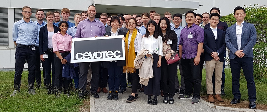 Students of TU Dresden visit Cevotec