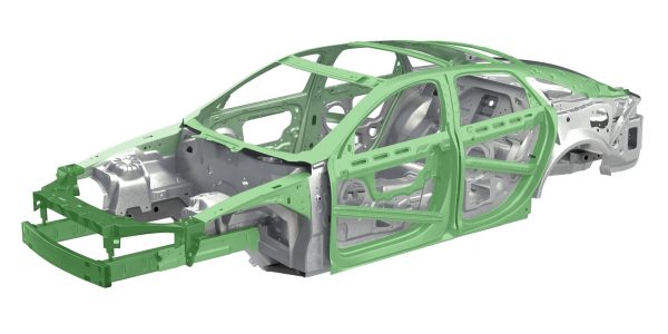 Light-weighting the automotive way: tailored fiber reinforcements on metal