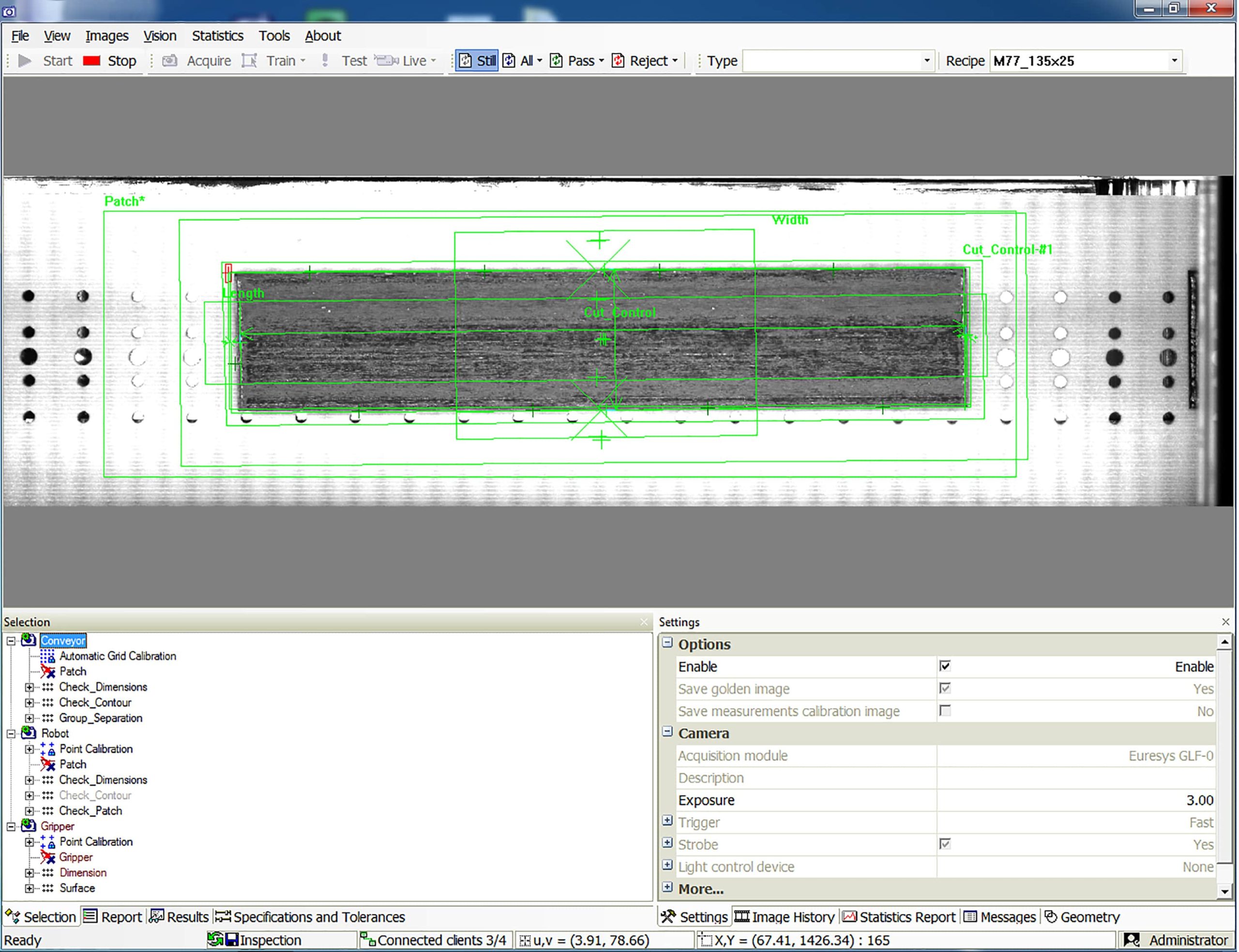 Self-corrective process control in patch-based fiber lay-up