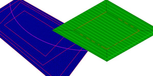 New ARTIST STUDIO algorithm for the creation of near-parallel curves on a CAD surface