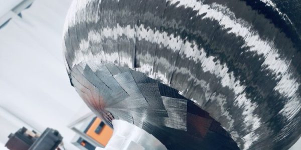 Lay-up innovations for high-pressure vessel reinforcements with FPP