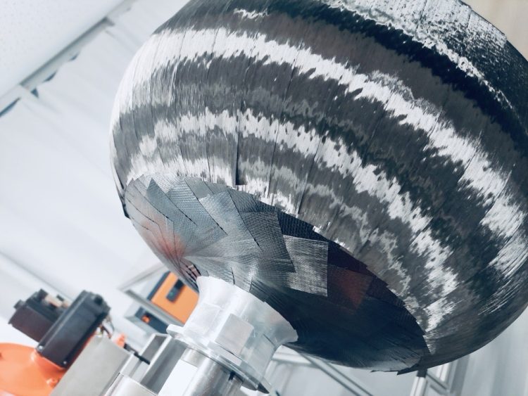 Lay-up innovations for high-pressure vessel reinforcements with FPP