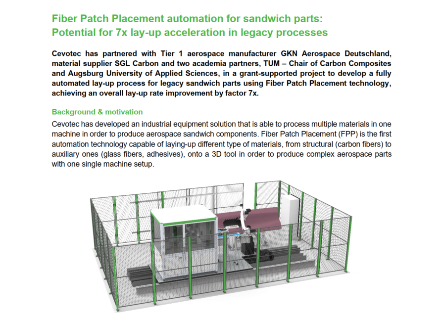 Twopager Sandwich Lay-up project