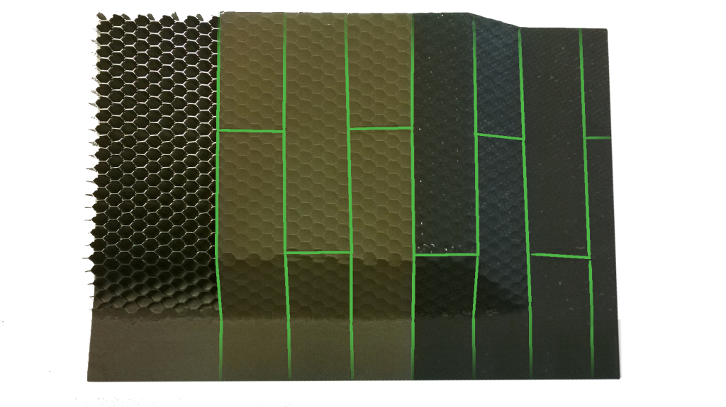 Multilayer demonstrator patches visualization