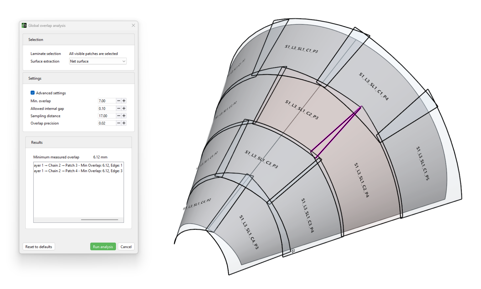 Global overlap analysis - Cevotec